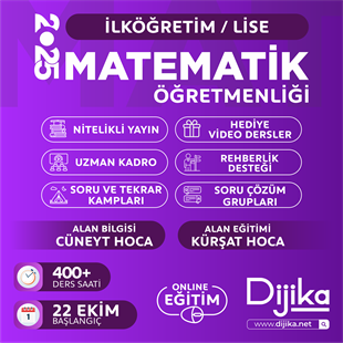 2025 İLKÖĞRETİM & LİSE MATEMATİK ÖĞRETMENLİĞİ (ÖABT)