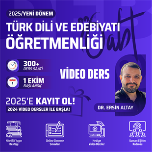 2025 TÜRK DİLİ VE EDEBİYATI ÖĞRETMENLİĞİ ÖABT | VİDEO DERS