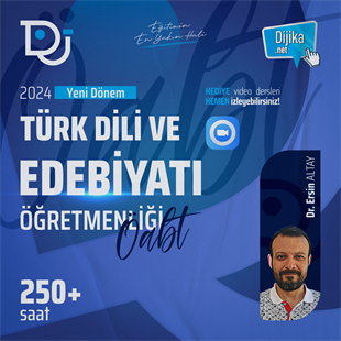 TÜRK DİLİ VE EDEBİYATI ÖĞRETMENLİĞİ 2024 ÖABT | CANLI DERS