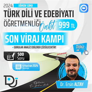 TÜRK DİLİ VE EDEBİYATI ÖĞRETMENLİĞİ | SON VİRAJ SORULARLA GENEL TEKRAR KAMPI | CANLI