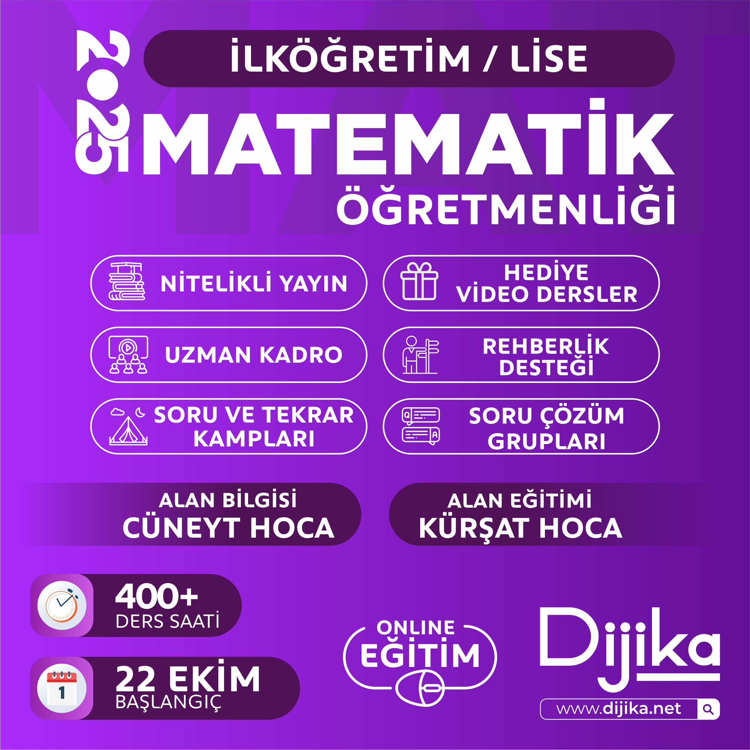 2025 İLKÖĞRETİM & LİSE MATEMATİK ÖĞRETMENLİĞİ (ÖABT)