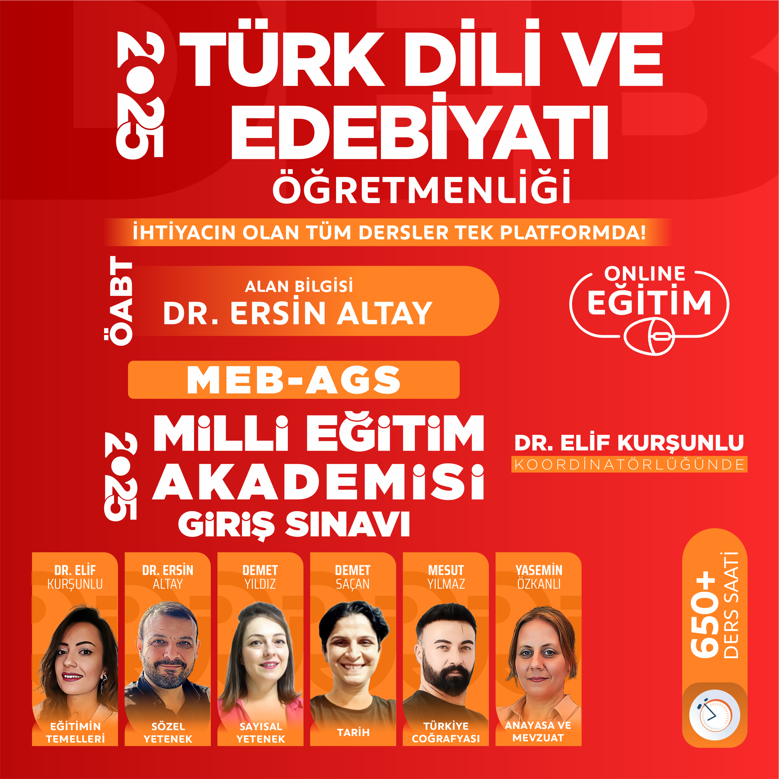 2025 TÜRK DİLİ VE EDEBİYATI ÖĞRETMENLİĞİ ÖABT + GYGK + EĞİTİM BİLİMLERİ | CANLI DERS