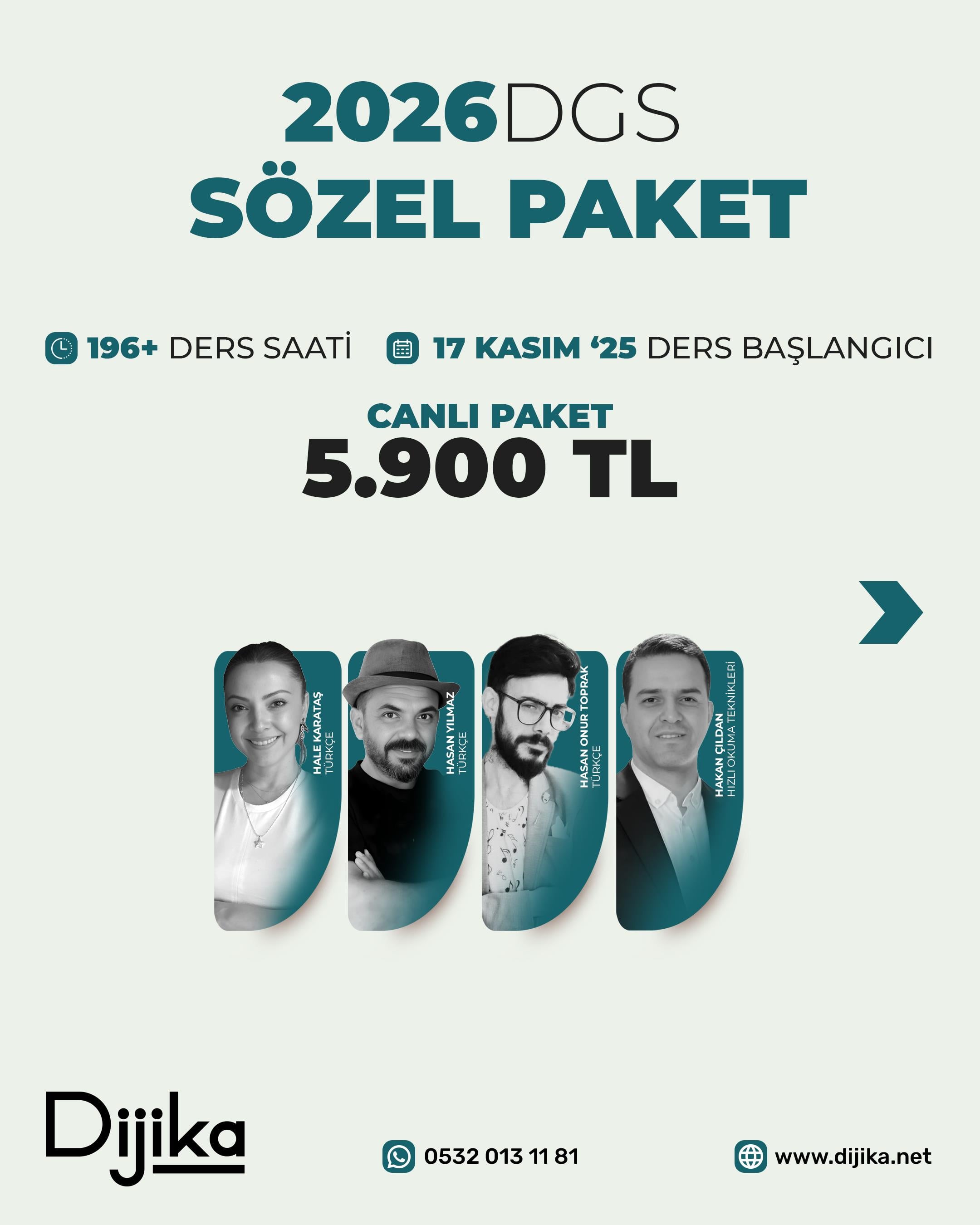 2026 DGS SÖZEL - CANLI