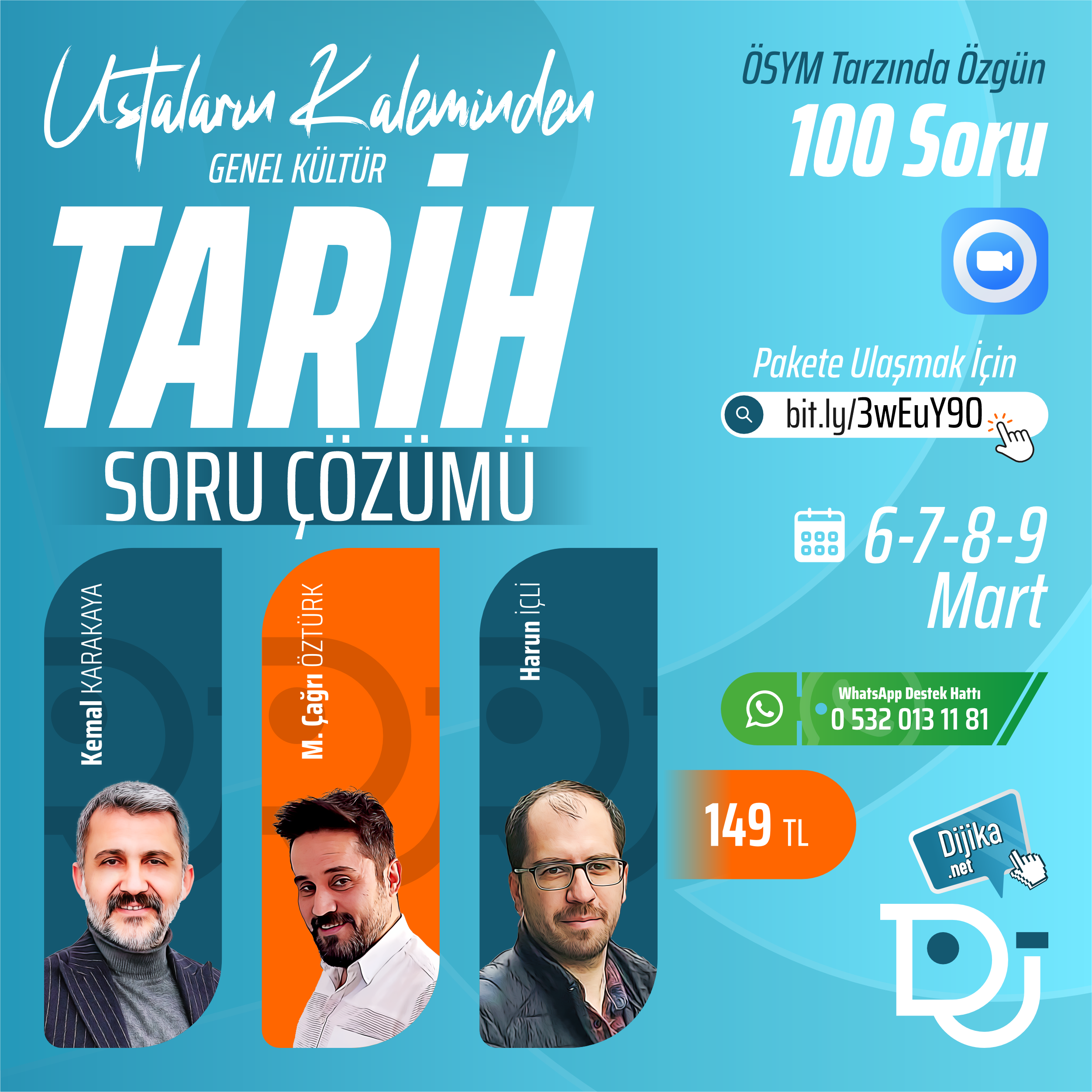 GENEL KÜLTÜR TARİH SORU ÇÖZÜM KAMPI | 100 SORU