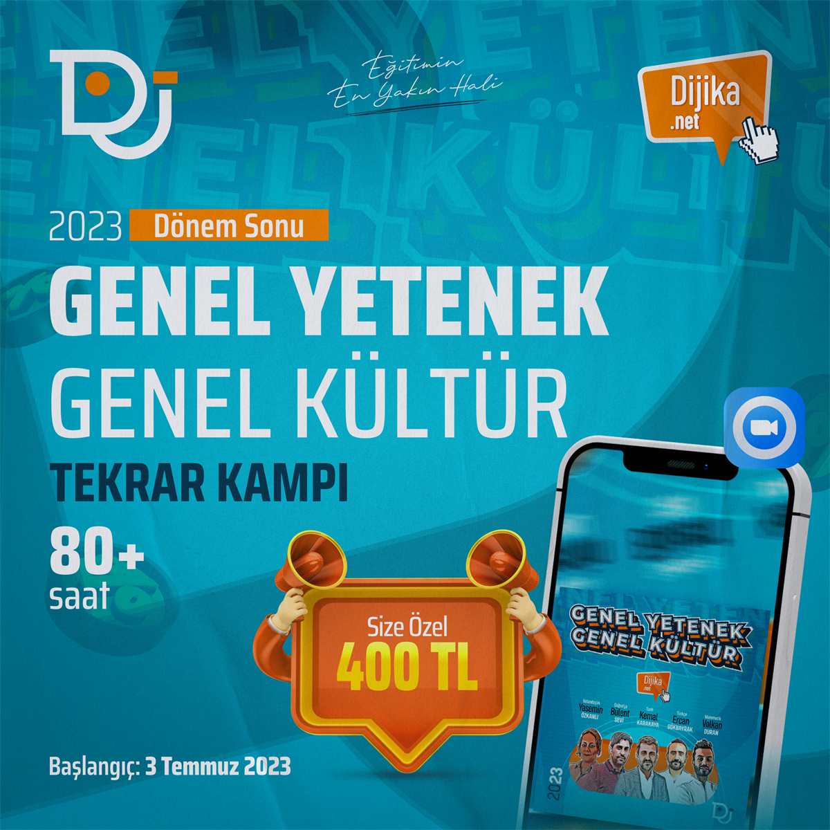 KPSS-B 2023 GENEL YETENEK & KÜLTÜR DÖNEM SONU TEKRAR KAMPI | CANLI ANLATIM