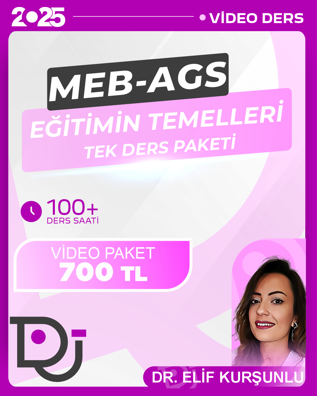 MEB-AGS 2025 EĞİTİMİN TEMELLERİ DR.ELİF KURŞUNLU | VİDEO DERS