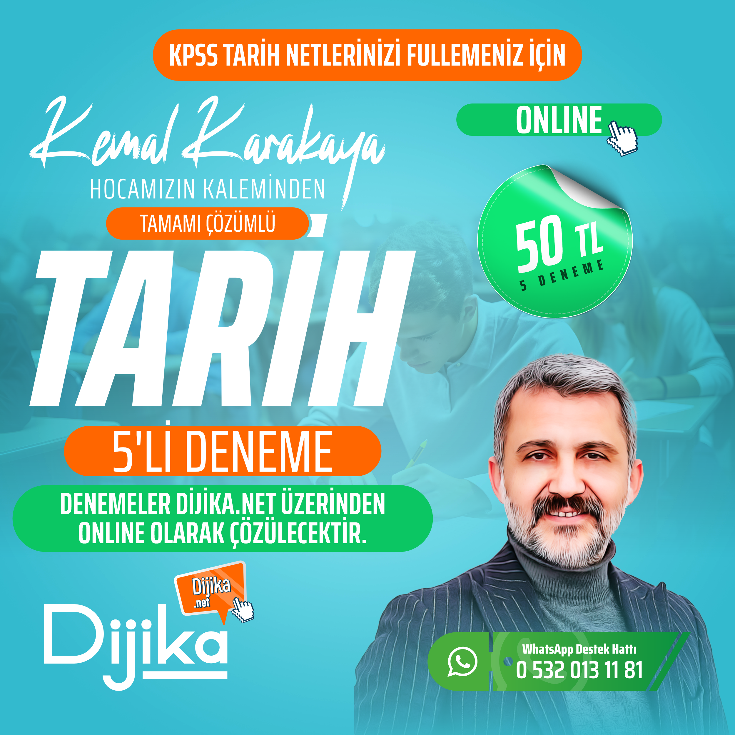 TG GYGK TARİH 5'Lİ ONLINE DENEME SINAVI | KEMAL KARAKAYA