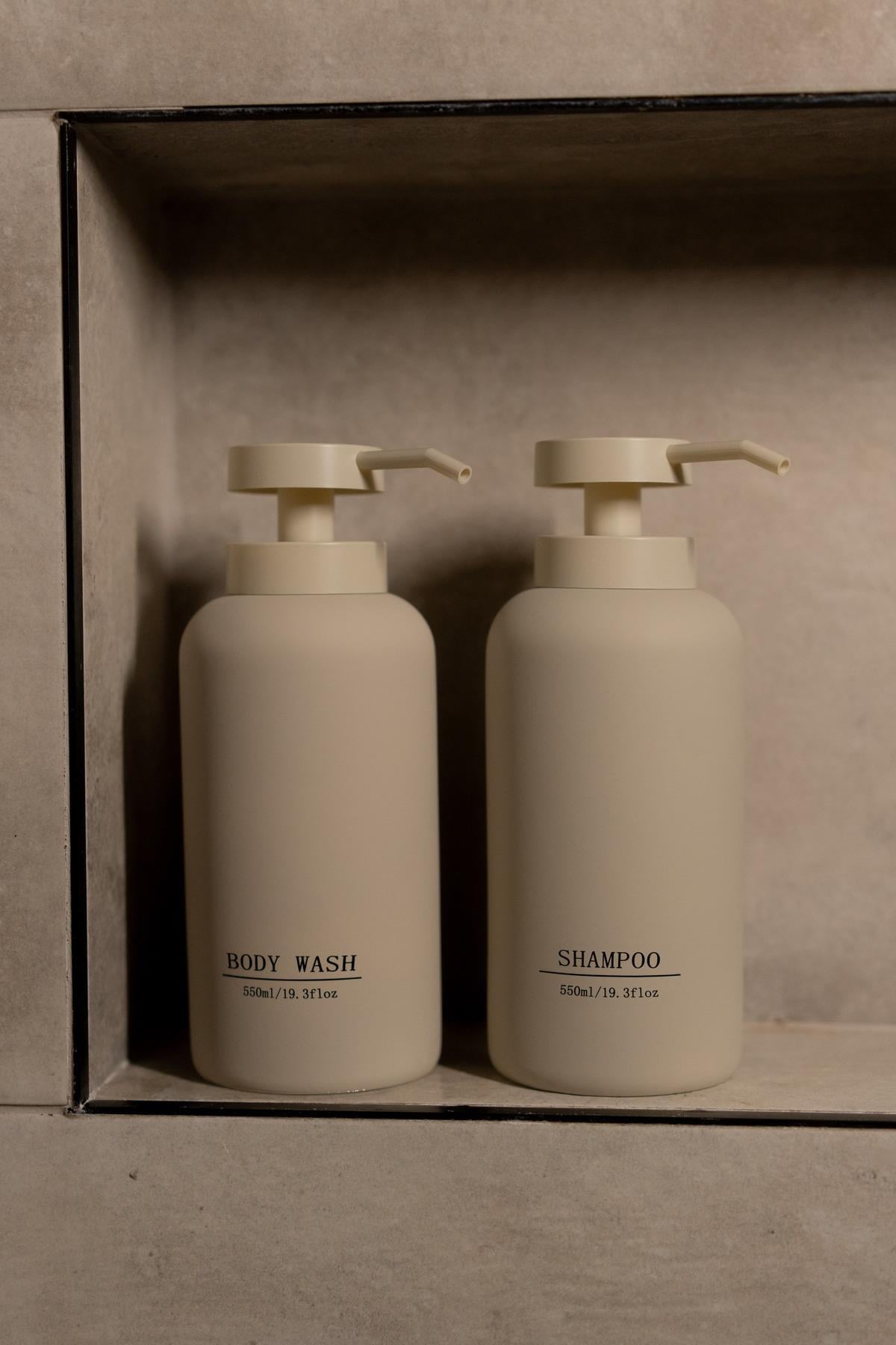 2'li Krem SHAMPOO/BODY WASH Şampuanlık (550ml)