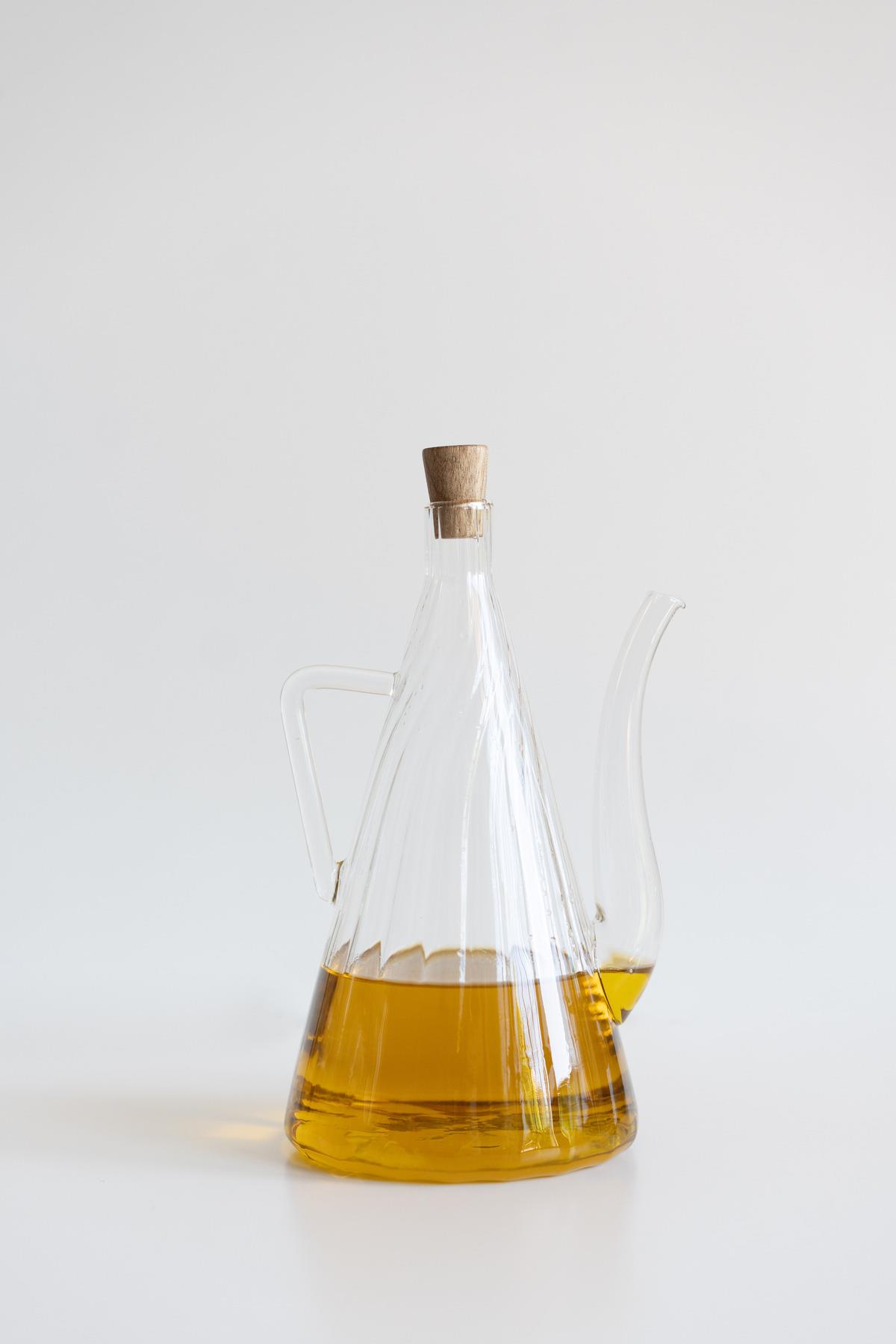 Akasya Tıpalı Çizgili Model İbrik Yağdanlık (750ML)