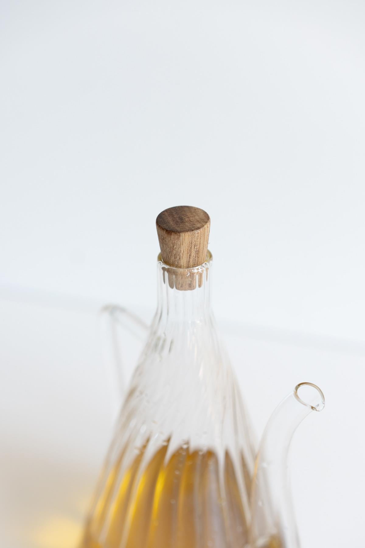 Akasya Tıpalı Çizgili Model İbrik Yağdanlık (750ML)