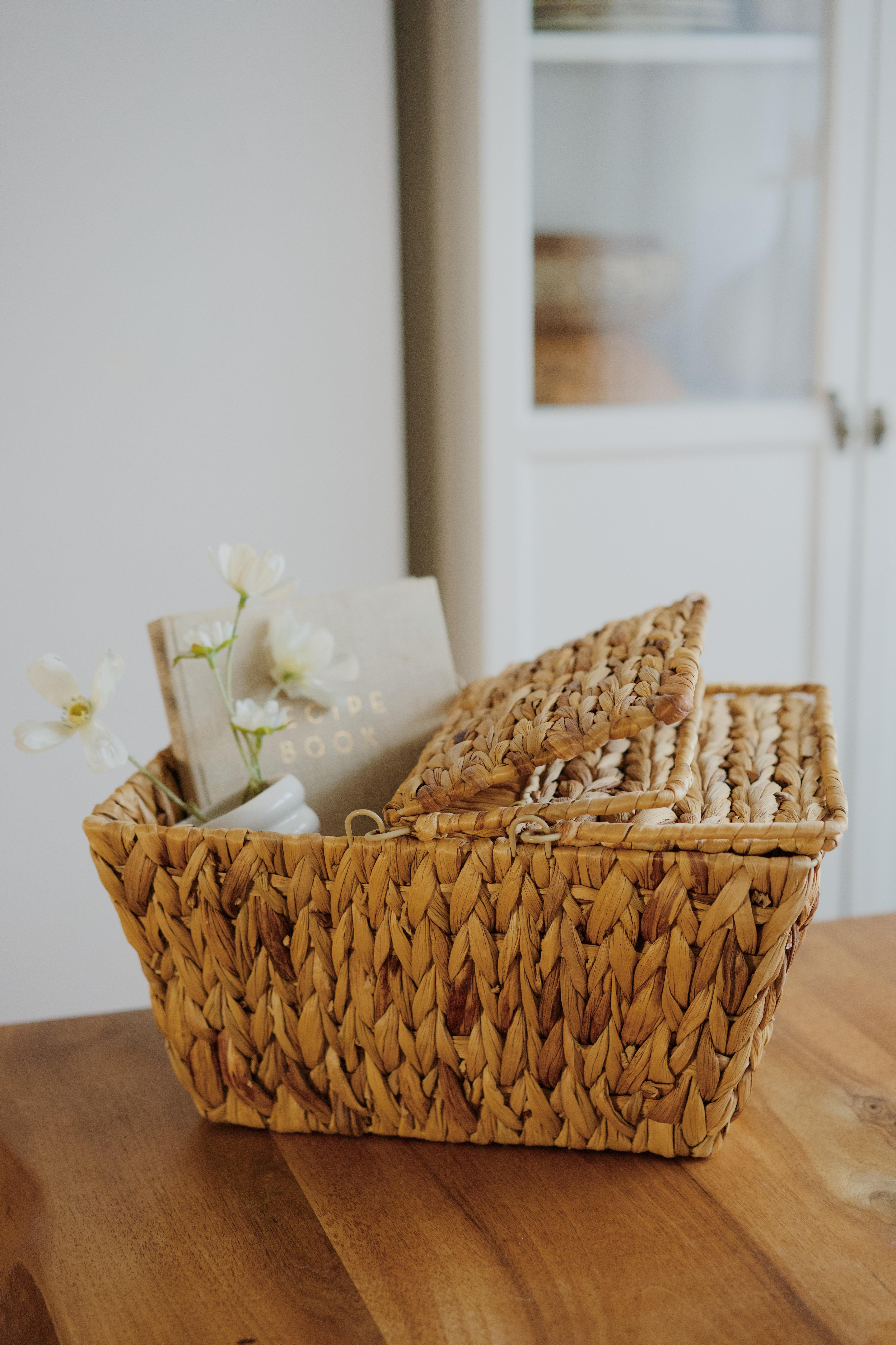 Hasır Piknik Sepeti (40x30 cm)