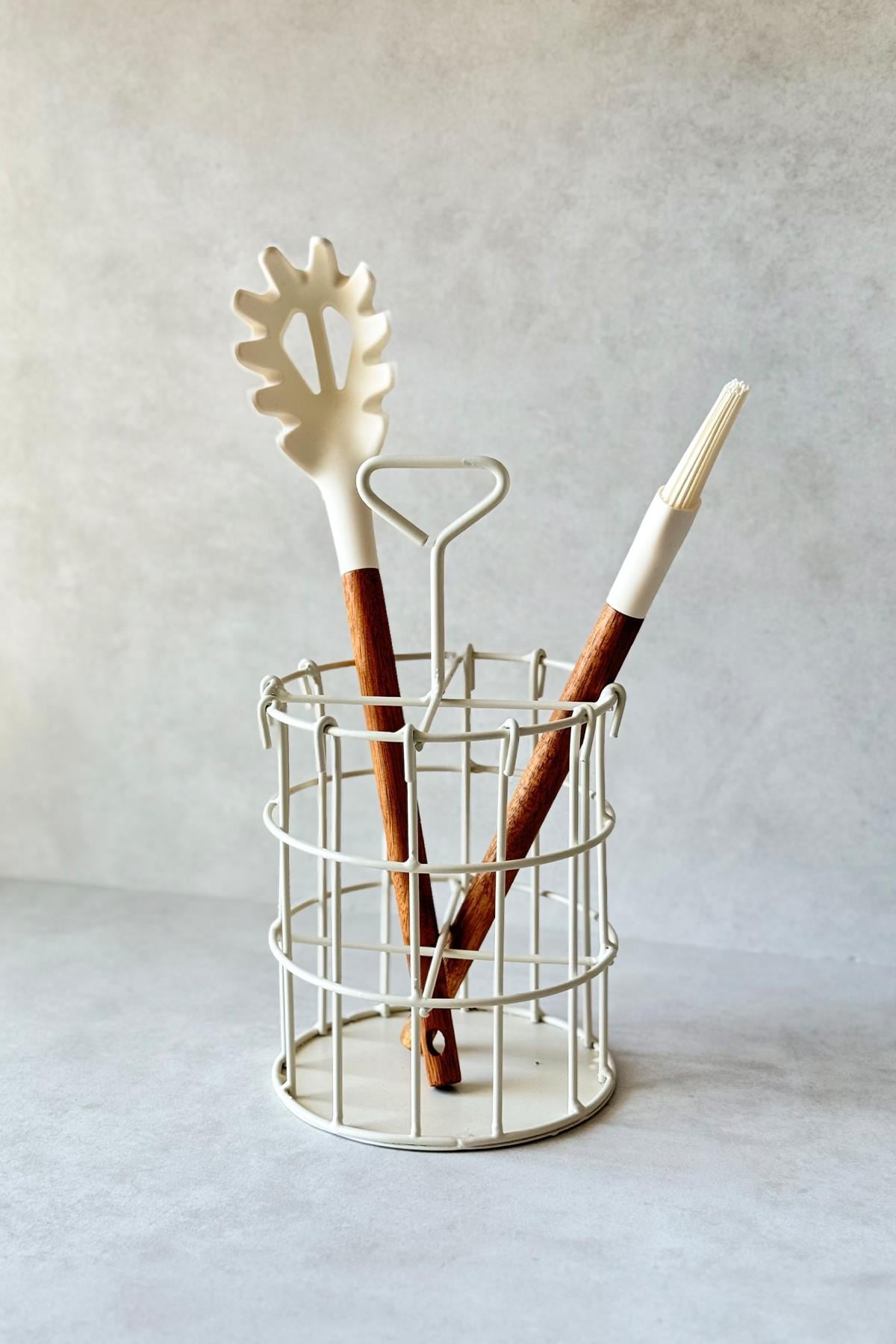 Metal Krem Tel Kaşıklık