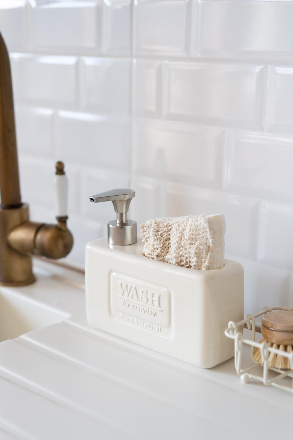 WASH Seramik Sıvı Sabunluk - 05