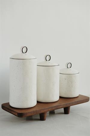 Ahşap Dikdörtgen Ayaklı Stand (14x36CM)