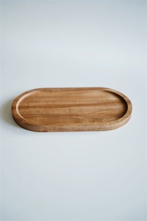 Akasya Oval Organizer / Sunum Tepsisi 26x14 cm
