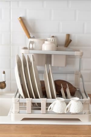 BUL-004 Alüminyum 2 Katlı Bulaşıklık (Paslanmaz)