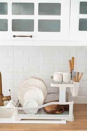 BUL-004 Alüminyum 2 Katlı Bulaşıklık (Paslanmaz)