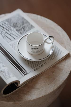 Modern Coffee 2li Porselen Fincan Seti