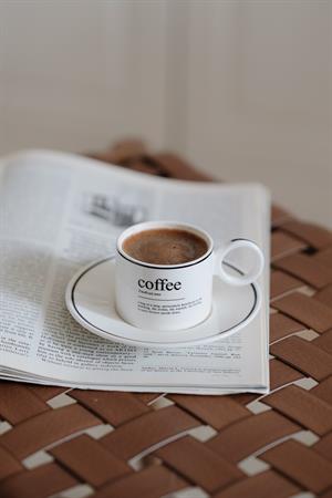 Modern Coffee 2li Porselen Fincan Seti