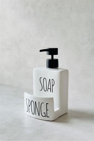 Soap & Sponge Seramik Sıvı Sabunluk