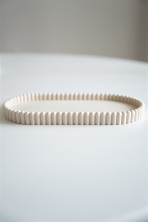 Viona Oval Form Polyresin Sabunluk Organizer Standı