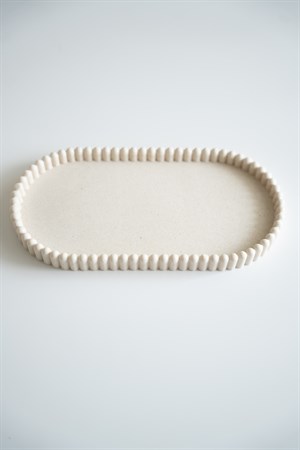 Viona Oval Form Polyresin Sabunluk Organizer Standı