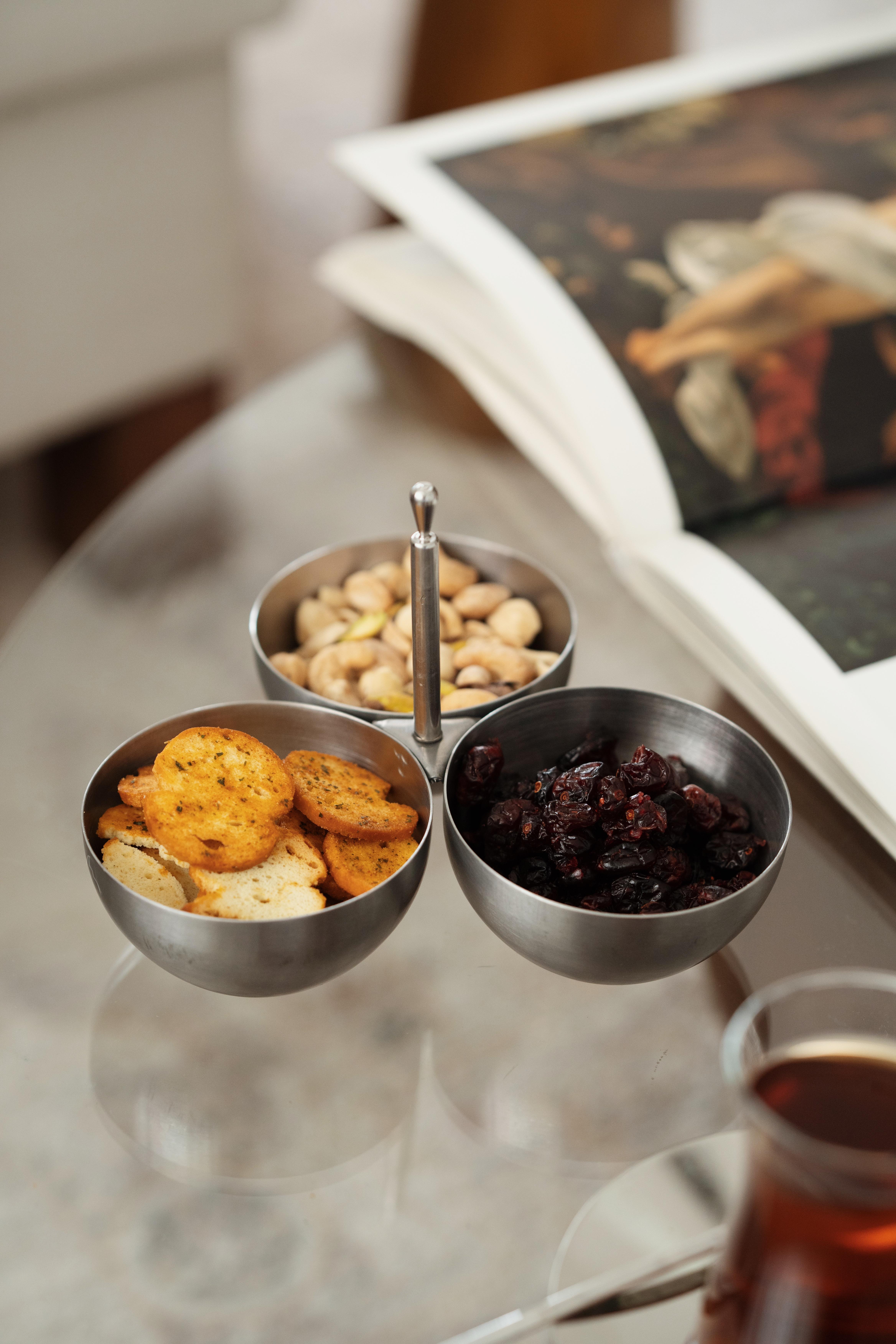 3'lü Metal Mat Çerezlik (Paslanmaz Çelik)