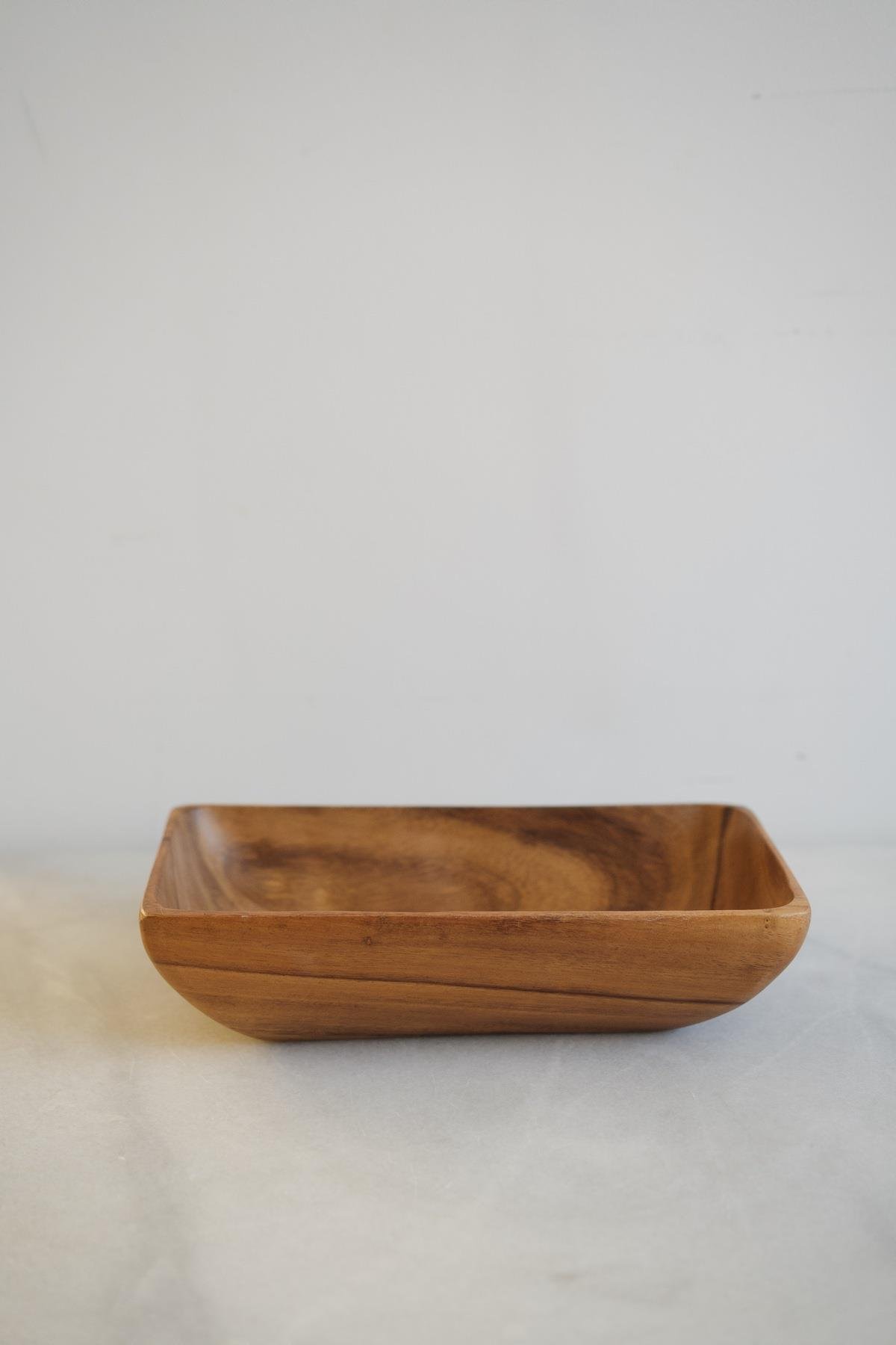 Akasya Derin Dikdörtgen Salata Kasesi (17x30cm)