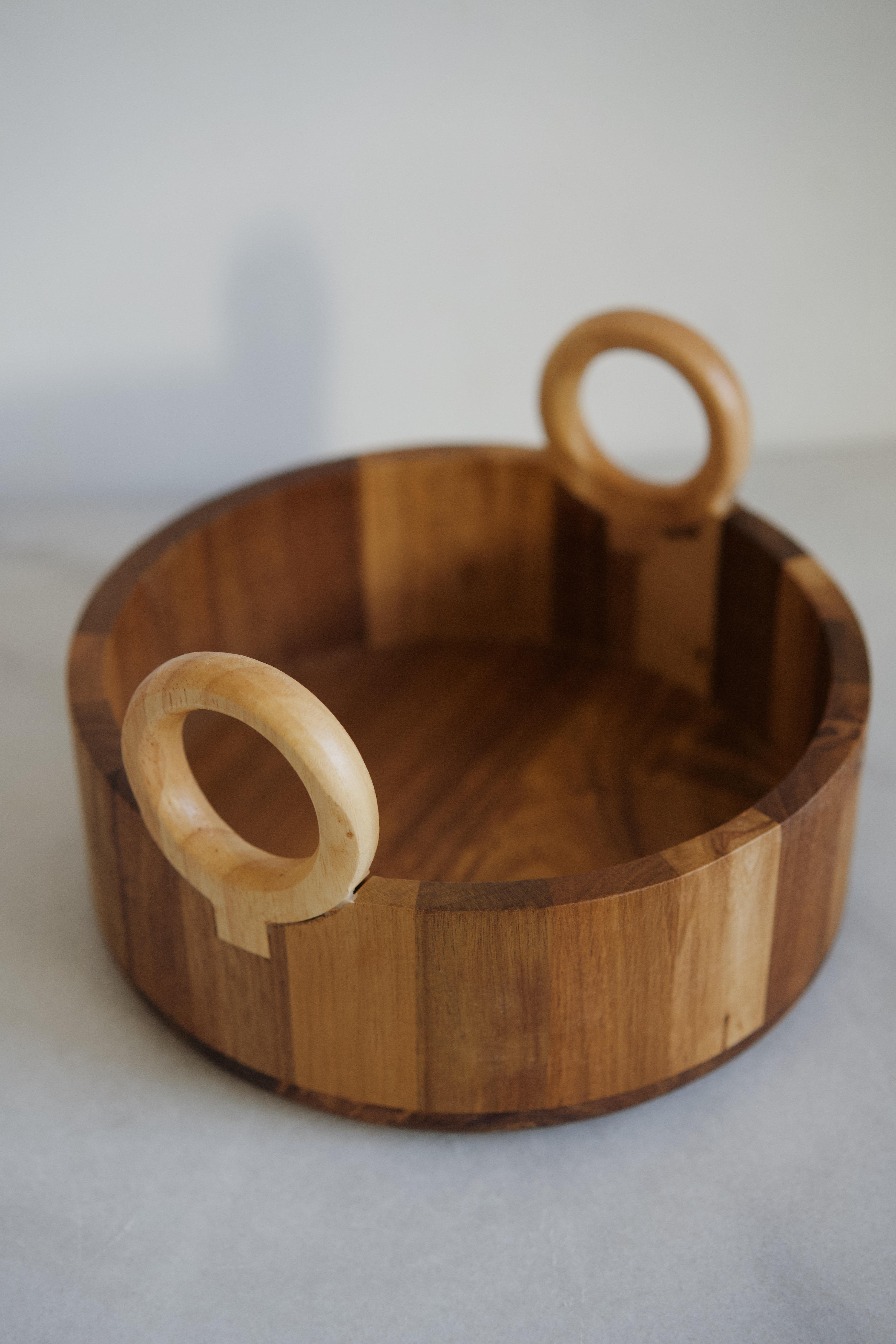 Akasya Halka Saplı Meyvelik Kase ( 24,5 cm)