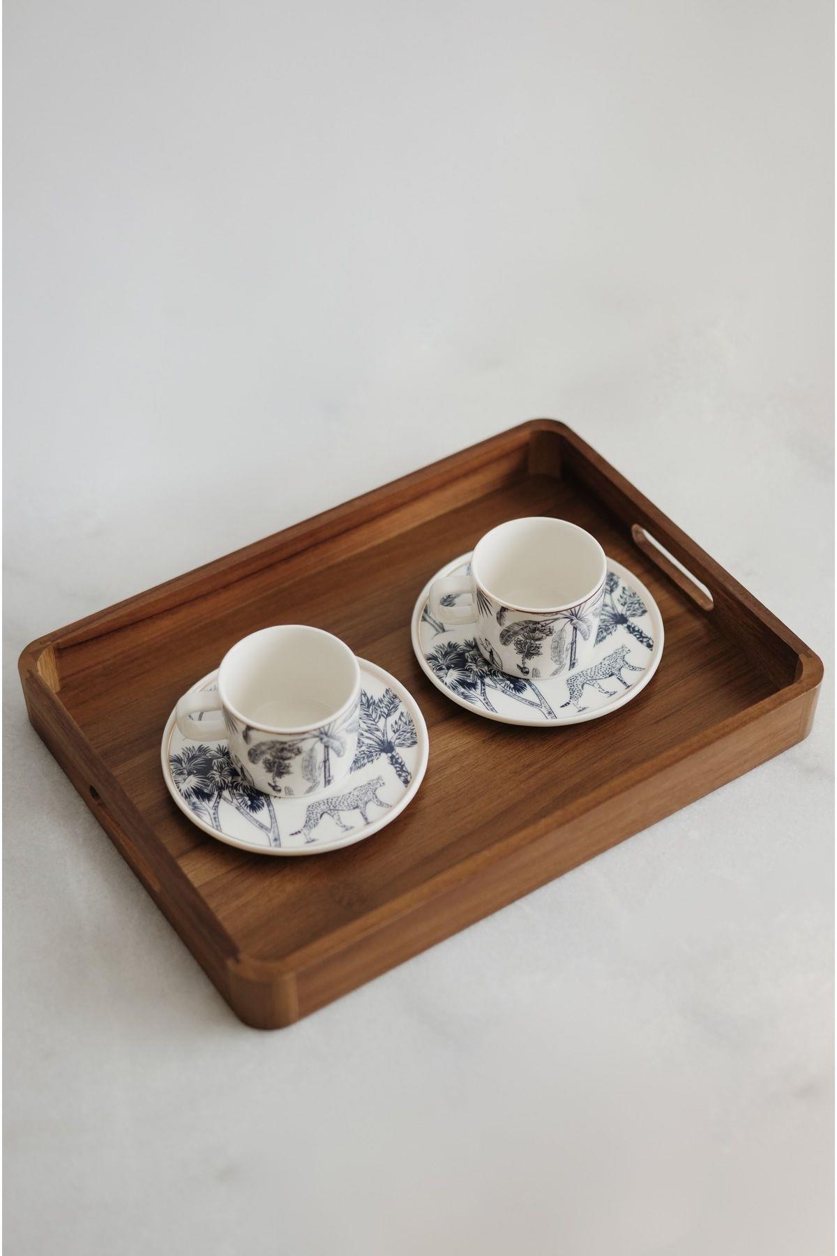 Akasya Küçük Boy Dikdörtgen Tepsi