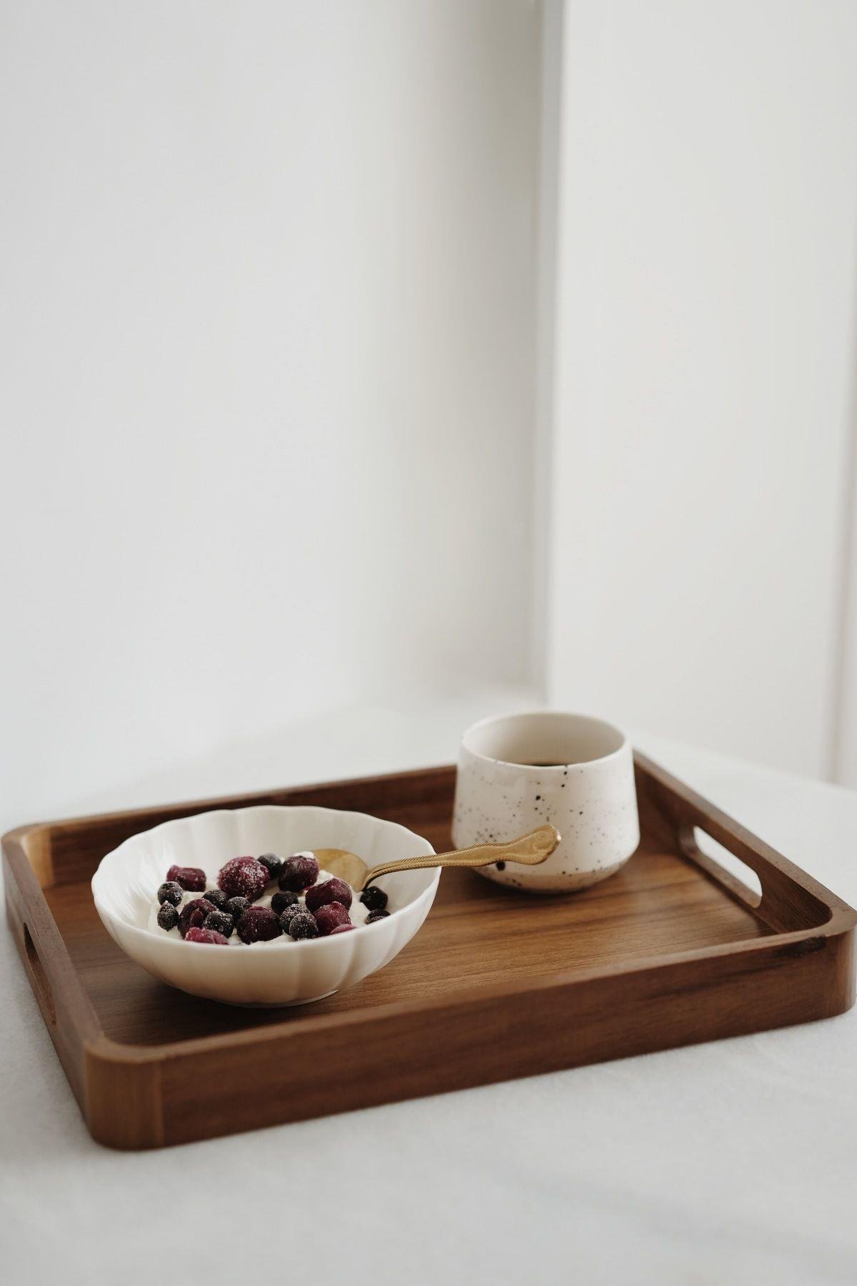 Akasya Orta Boy Dikdörtgen Tepsi