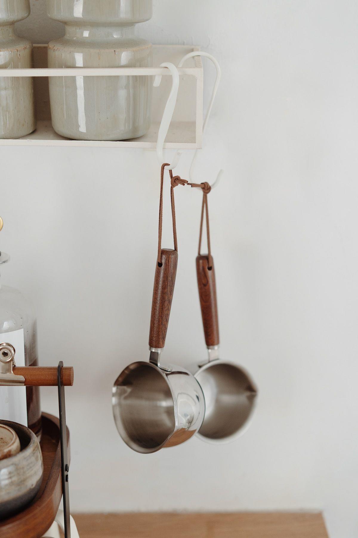 Akasya Saplı Ölçü Kaşığı (Paslanmaz Çelik)