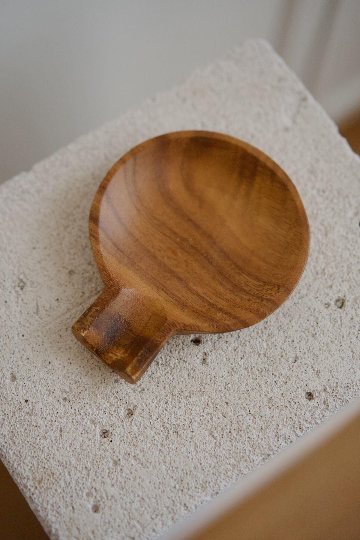 Akasya Tezgah Üstü Kirli Kaşıklık (11 x 13,5 cm)