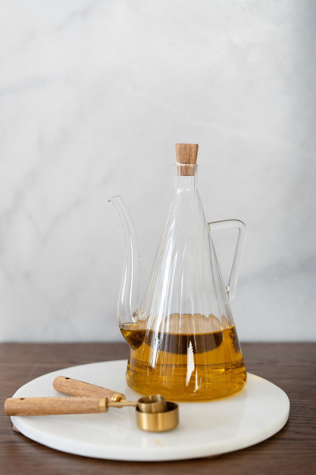 Akasya Tıpalı Çizgili Model İbrik Yağdanlık (750ML)