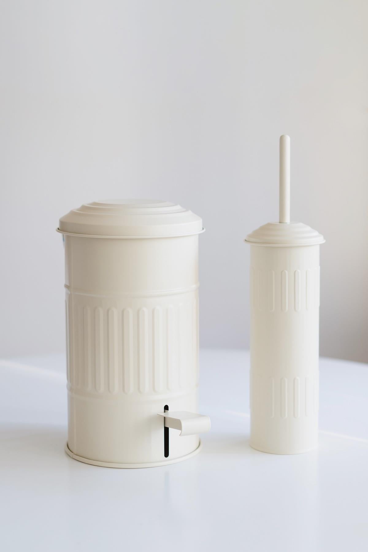 Galvaniz 2li Banyo Seti Soft Krem