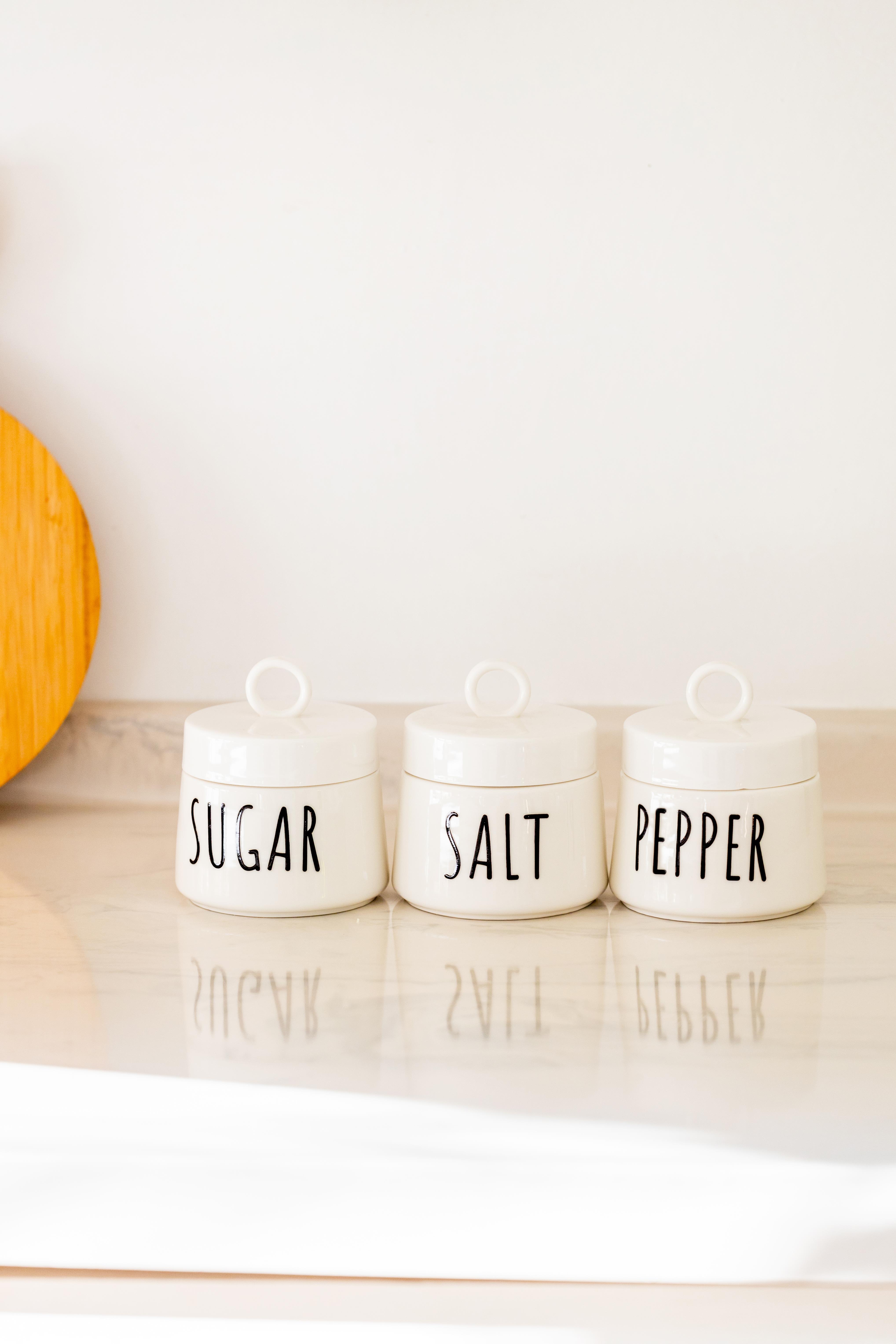 Ring 3'lü Porselen Vakum Kapaklı Kavanoz Seti (6 adet Etiket)