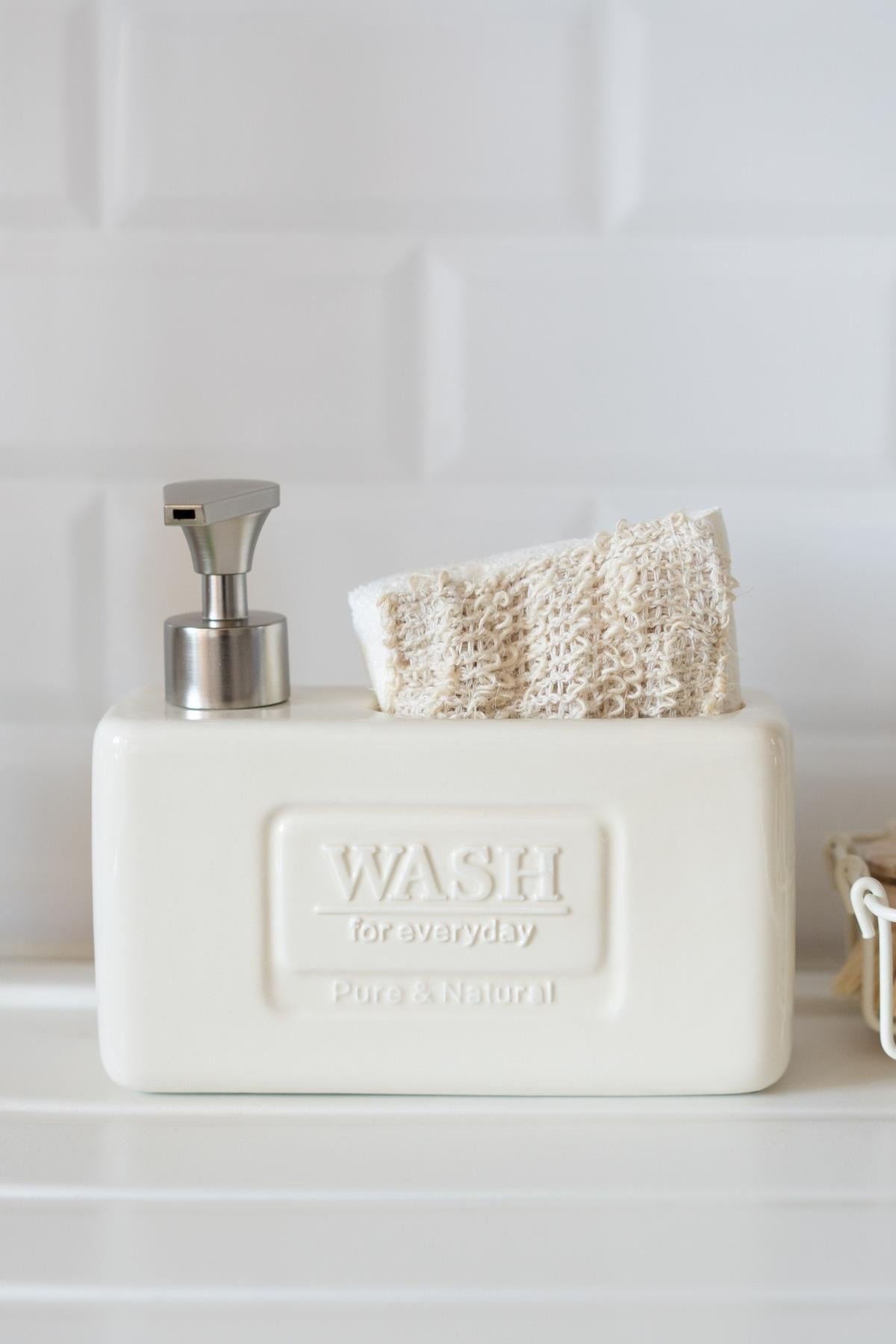 WASH Seramik Sıvı Sabunluk - 05
