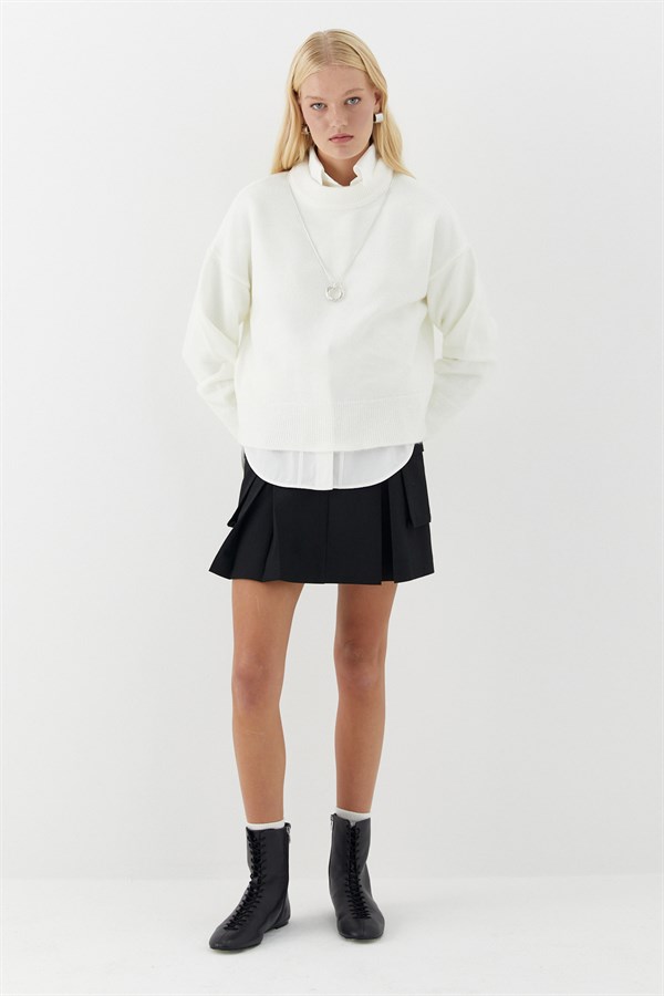 Basic Triko Kazak Ekru