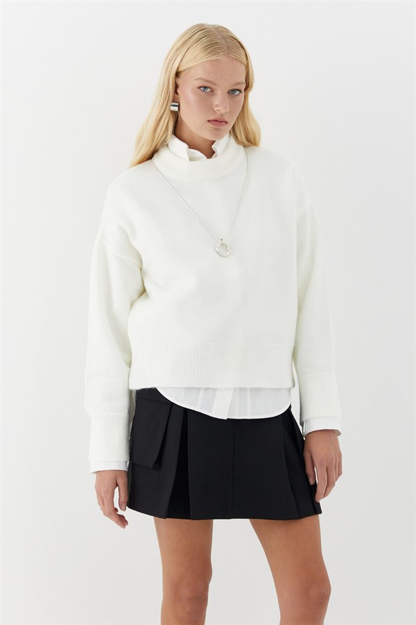 Basic Triko Kazak Ekru