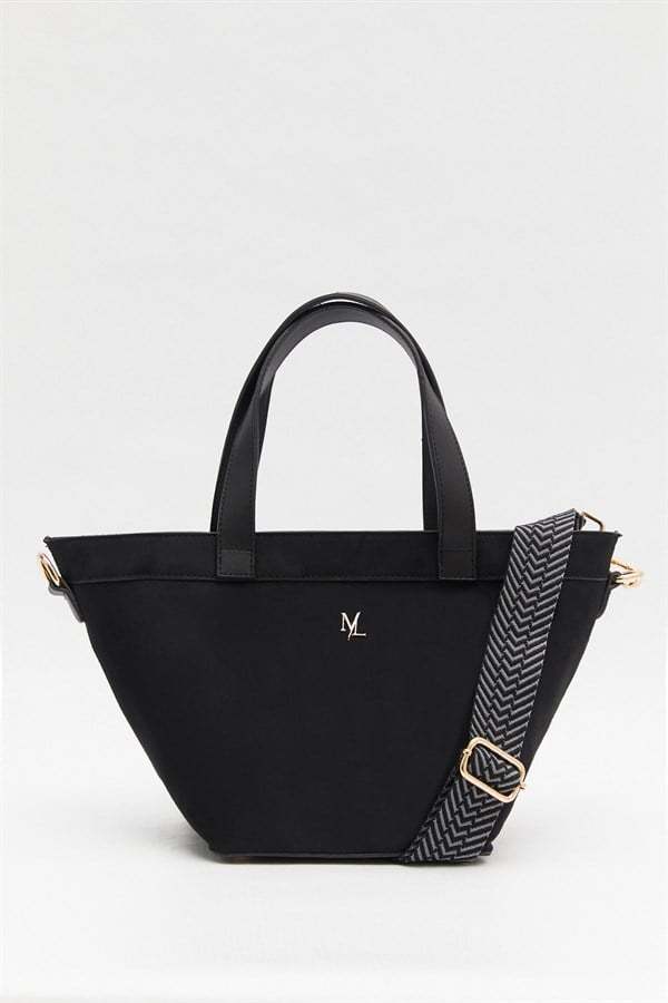 City Süet Çanta Siyah