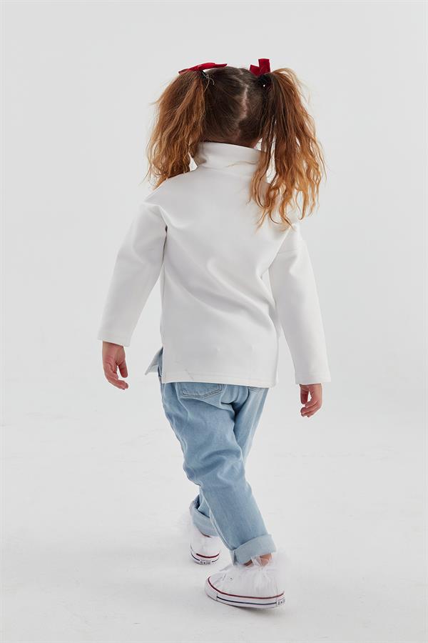 Çocuk Scuba Sweat Beyaz