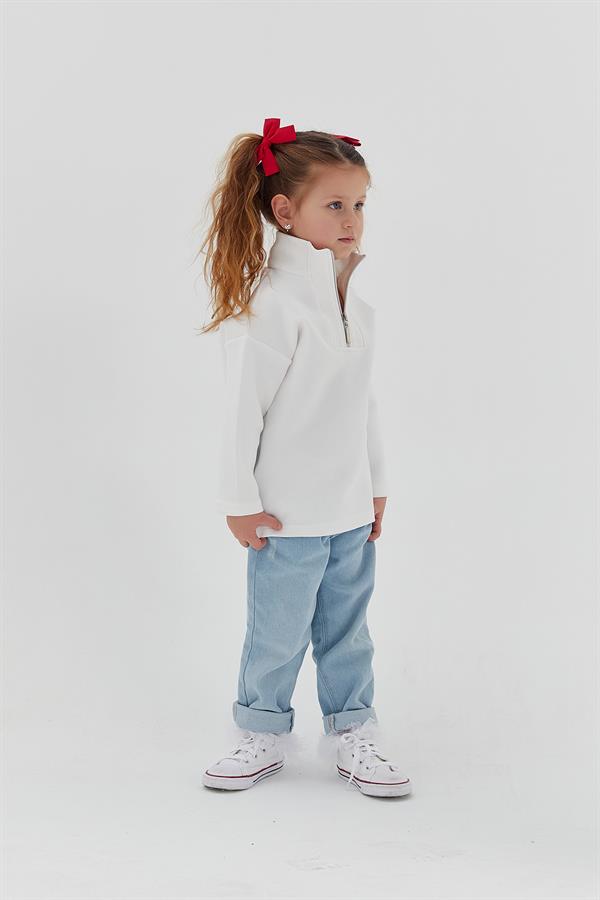 Çocuk Scuba Sweat Beyaz