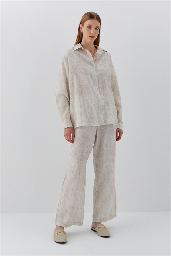 Gömlek Pantolon Takım Taş