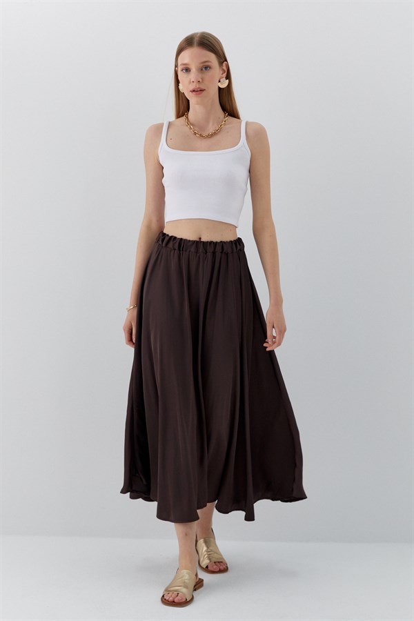 Kraş Etek Kahverengi