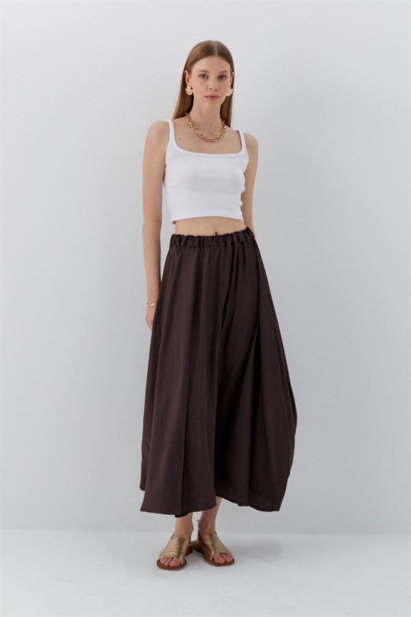 Kraş Etek Kahverengi