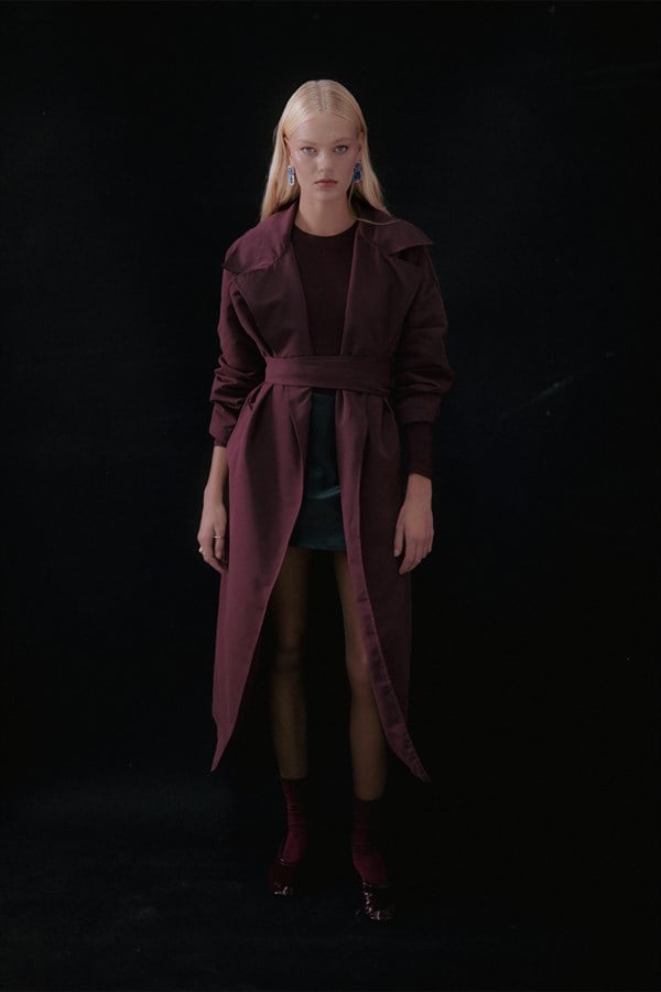 Lisa Trençkot Bordo