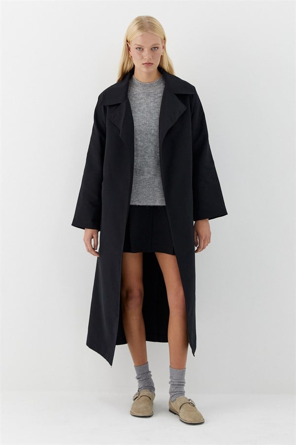 Lisa Trençkot Siyah