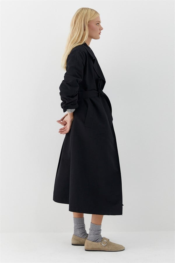 Lisa Trençkot Siyah