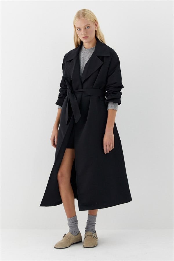 Lisa Trençkot Siyah
