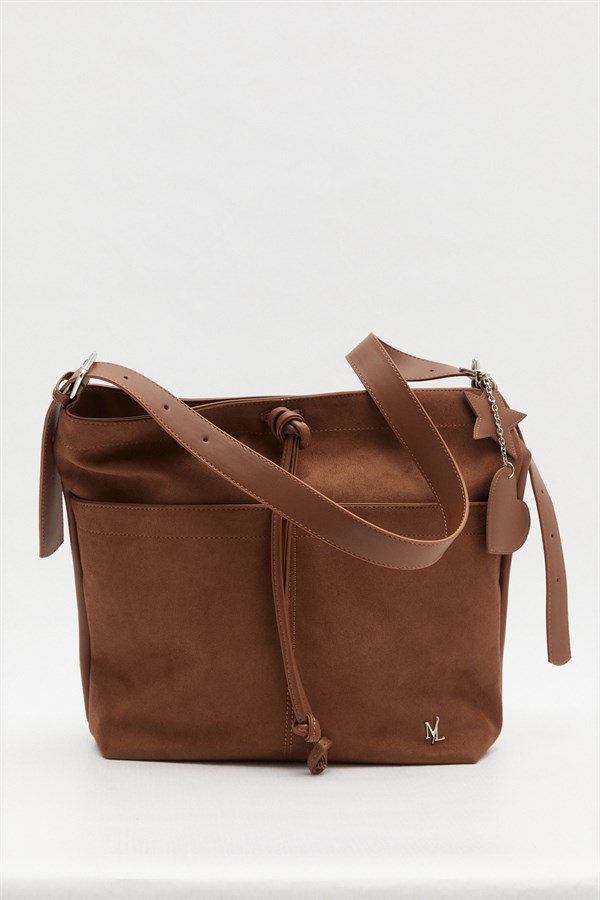 Petra Süet Deri Çanta Taba